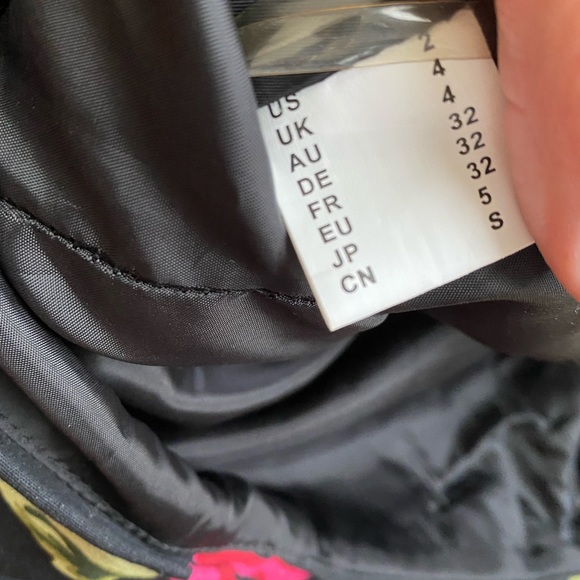 Belle Poque Rose print 50’s Cuban style pin up dress size 2 - Picture 8 of 9